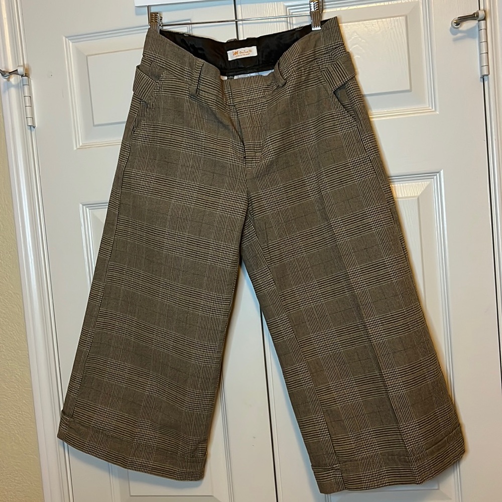 Vintage Lee One true fit lower rise 9/10 Sesame Glen plaid